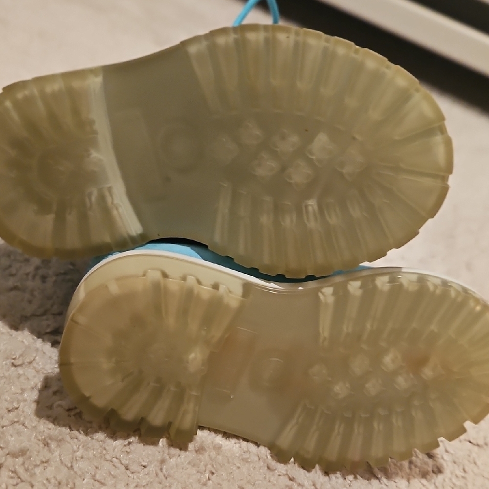 Timberland Kids Aqua Blue Boots - Picture 3 of 4
